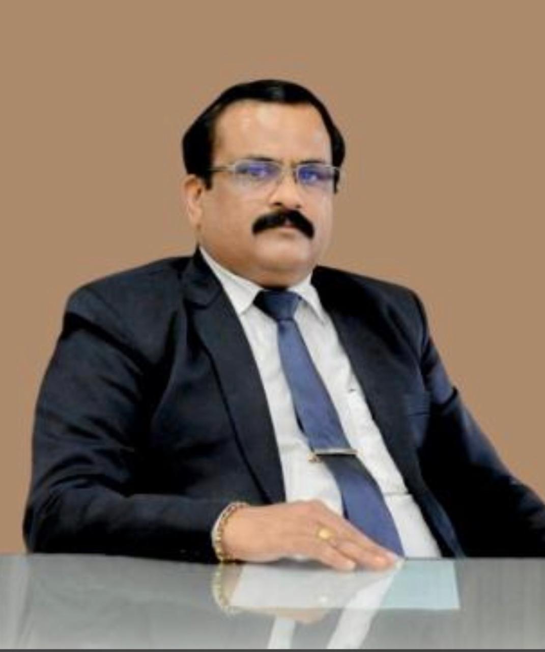 Portrait of Dr. Santosh Shriram Sonavane, Vice Chancellor of Pimpri Chinchwad University